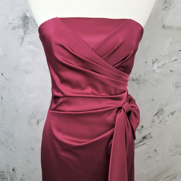 White House Black Market Dresses Whbm Muted Burgundy Bodice